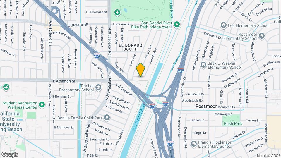 1848 Stevely Ave Map and Location Details