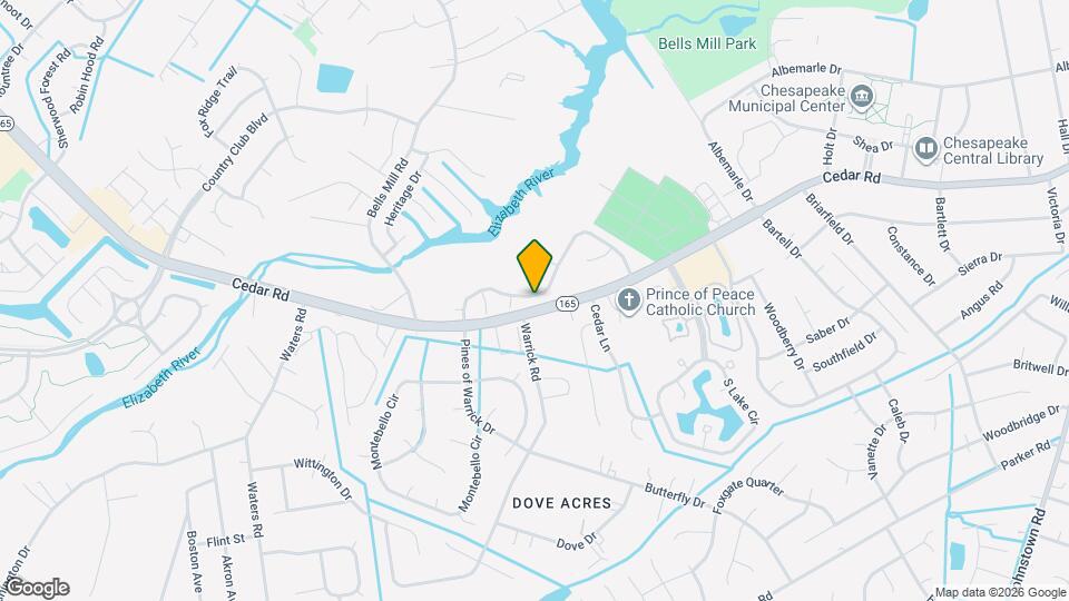 705 Mill Landing Rd Map and Location Details