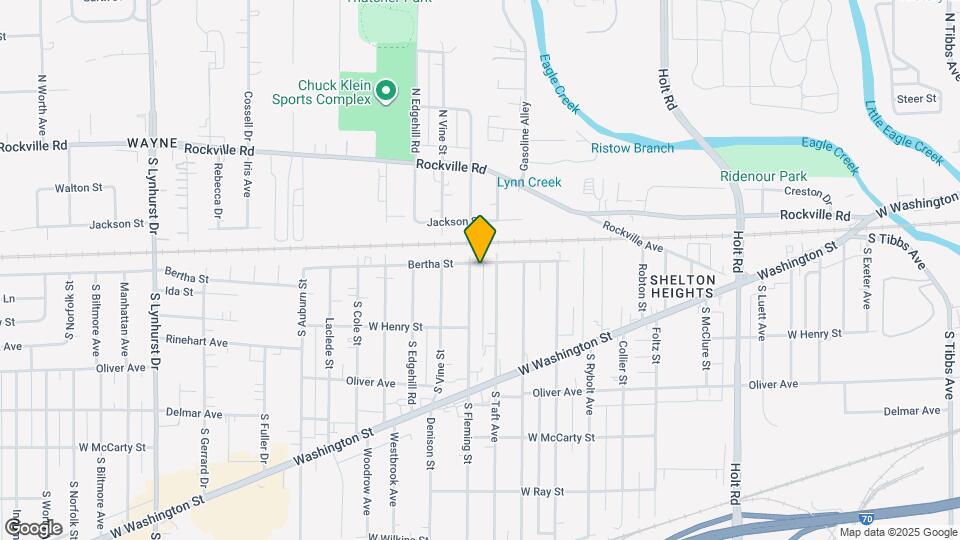 4321 Bertha St Map and Location Details