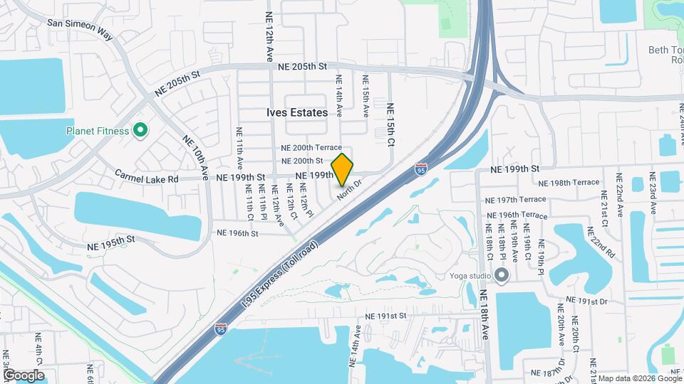 19700 NE 14th Ave Map and Location Details