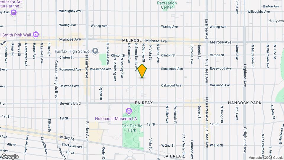 425 N Gardner St Mapa y Detalles de la Ubicación