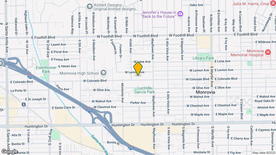 2 Units Monrovia + 2 in back Map and Location Details