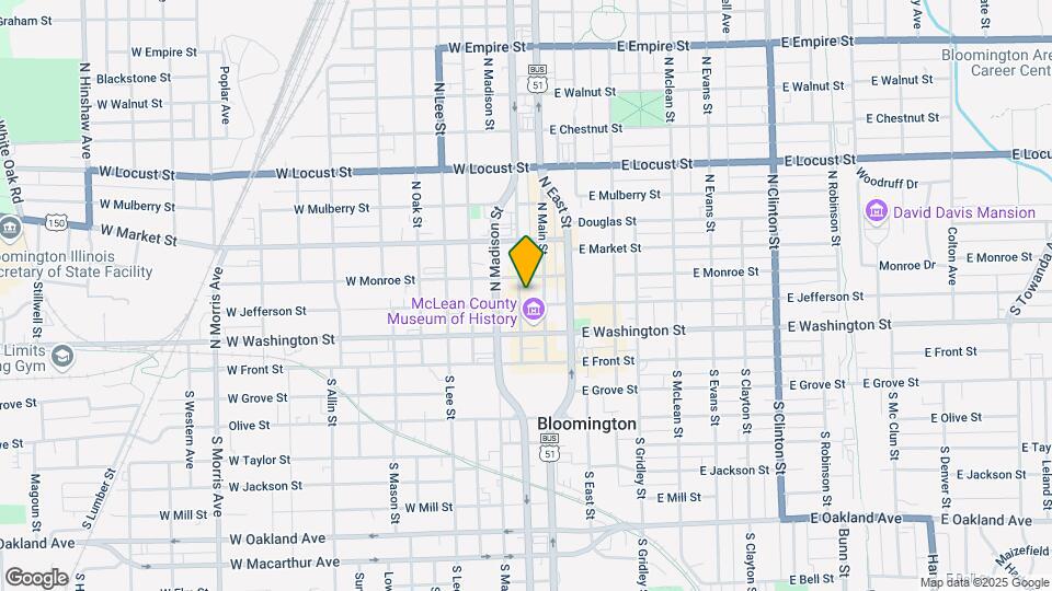115 W Jefferson St Map and Location Details
