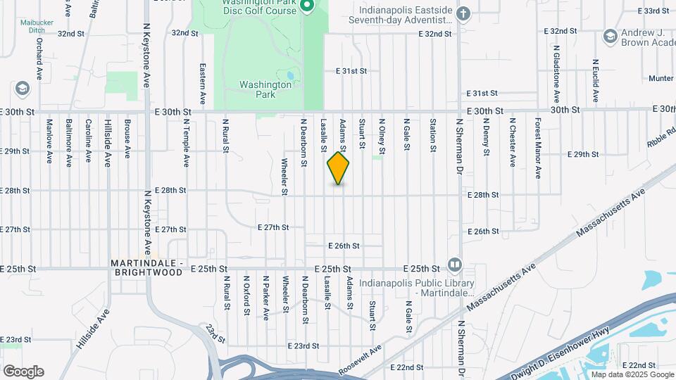 2810 Adams St Map and Location Details
