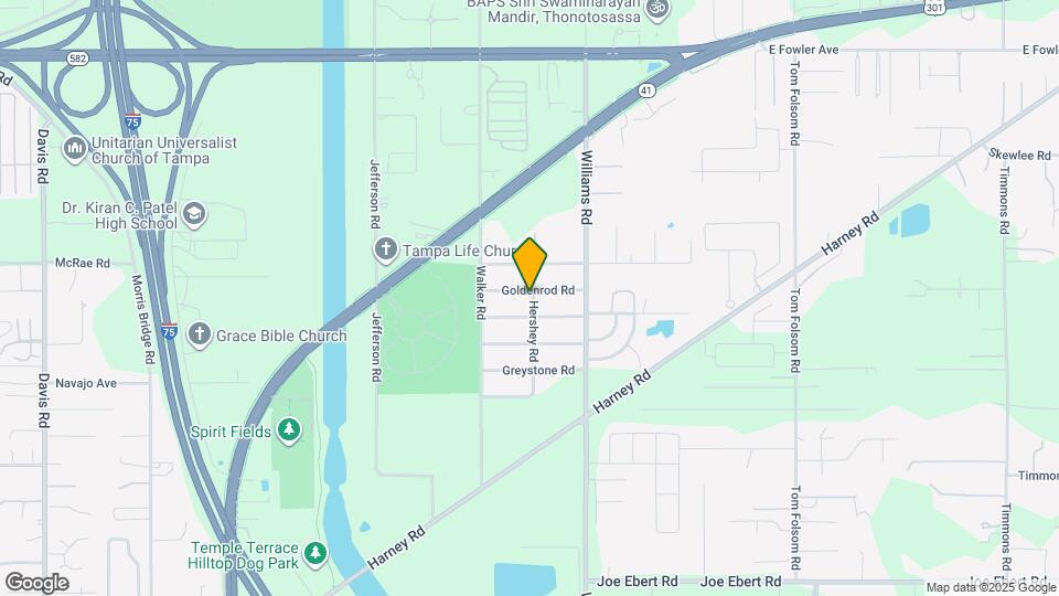 9325 Goldenrod Rd Map and Location Details