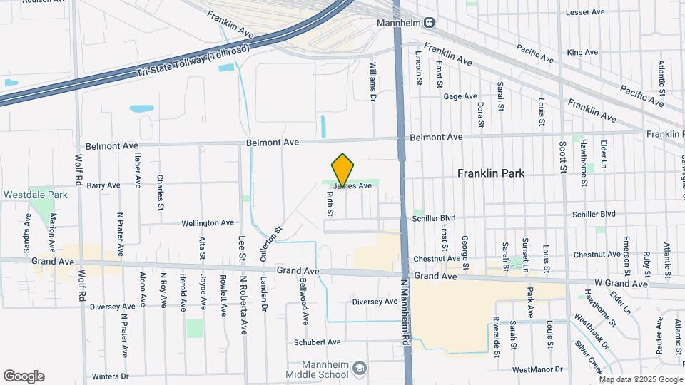3034 Prairie St Map and Location Details