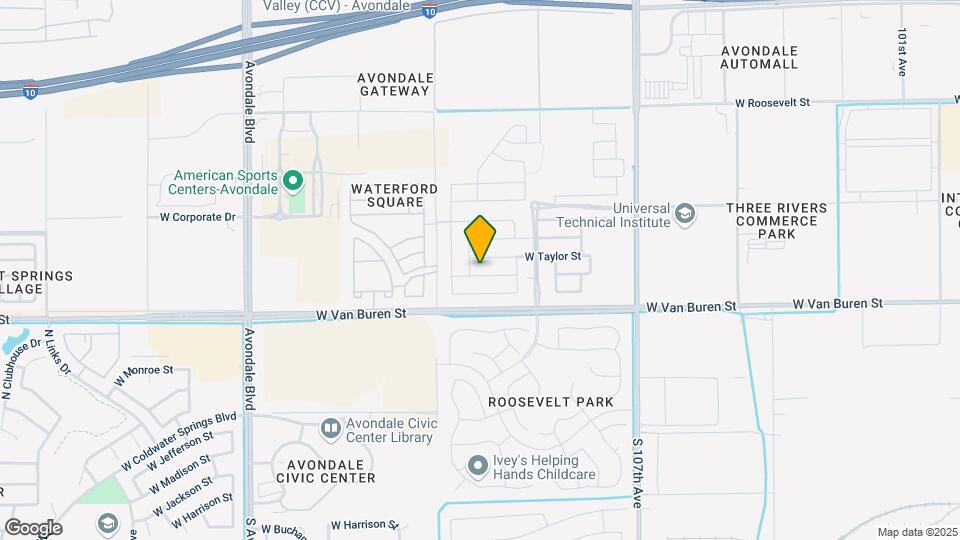 10986 W Polk St Map and Location Details