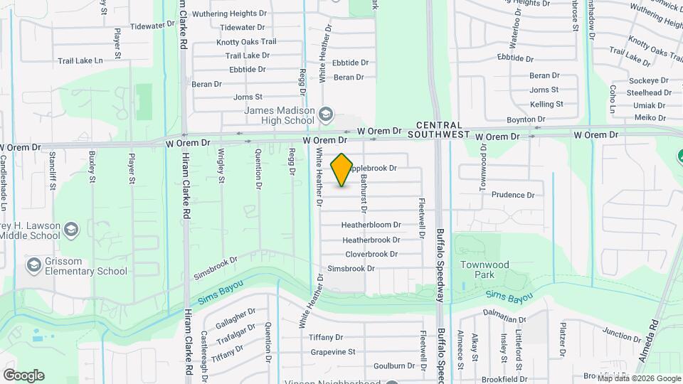 4002 Prudence Dr Map and Location Details