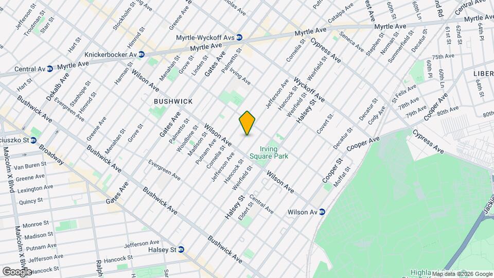 1336 Jefferson Ave Mapa y Detalles de la Ubicación