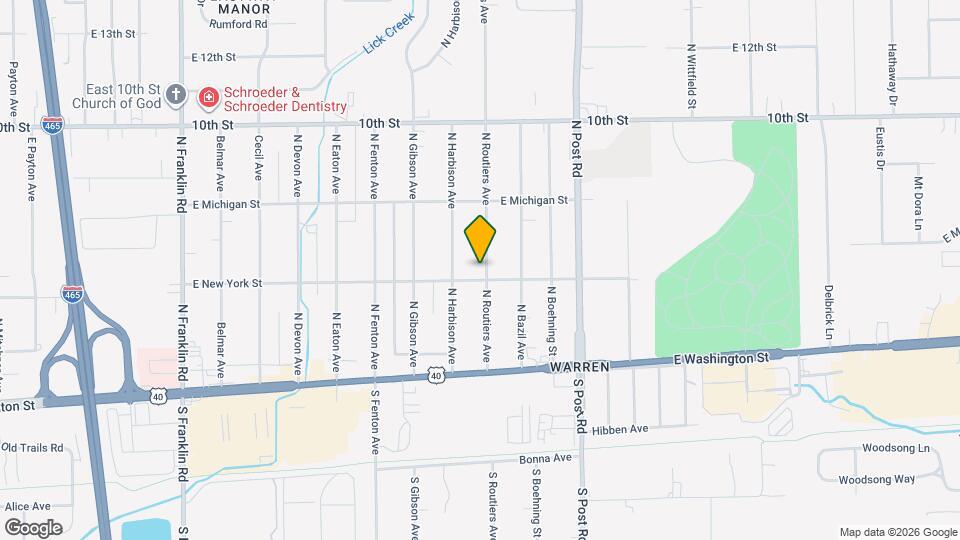 210 N Routiers Ave Map and Location Details