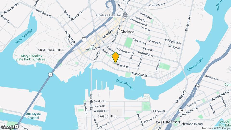 27 Suffolk St, Unit 2 Map and Location Details