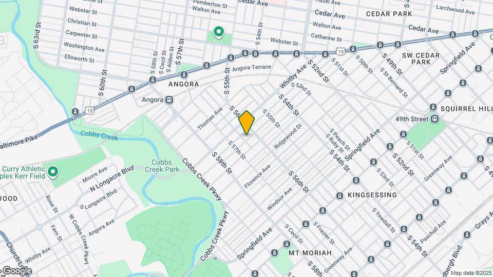 5627 Hadfield St Map and Location Details