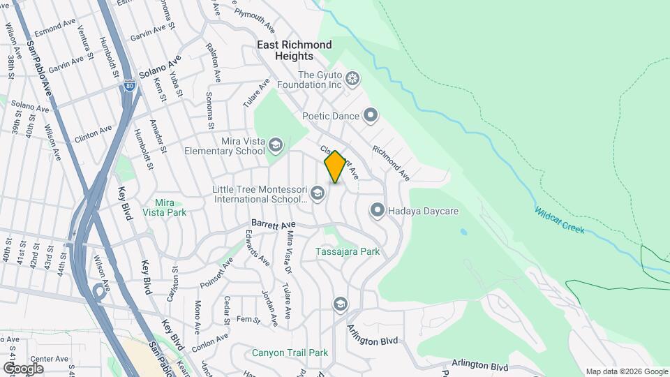 2650 Tassajara Ave Map and Location Details