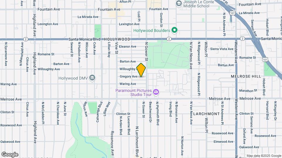 5822 Gregory Ave Map and Location Details