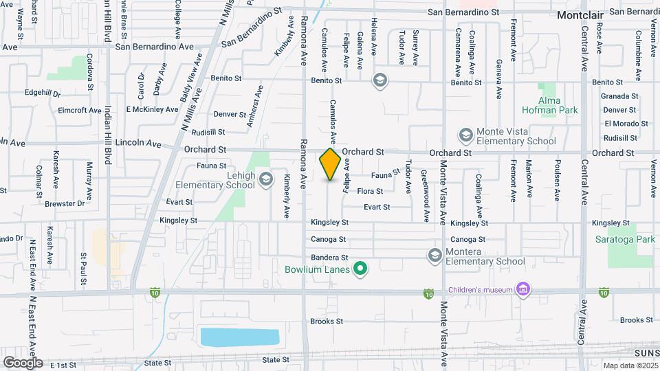10199 Camulos Ave Map and Location Details