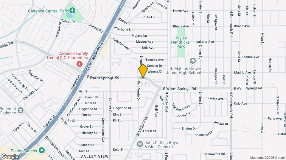 524 Fork Mesa Ct Map and Location Details