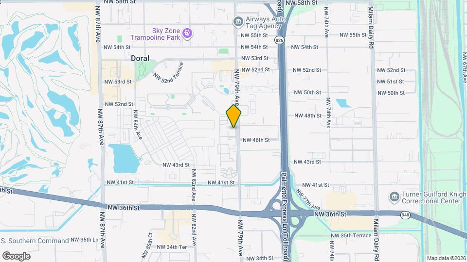 4540 NW 79th Ave, Unit 1A Map and Location Details