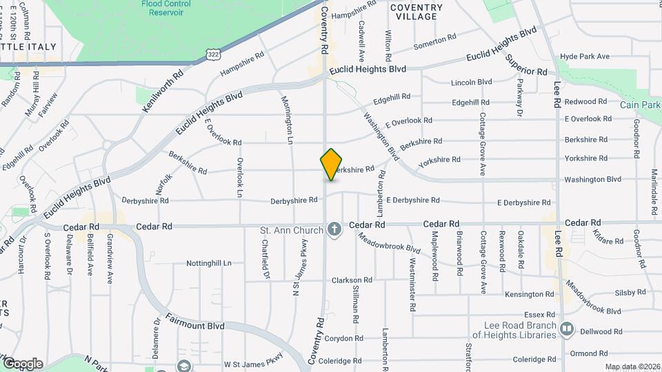2075 Coventry Rd Map and Location Details
