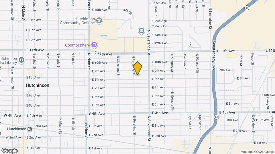 804 E 8th Ave Map and Location Details