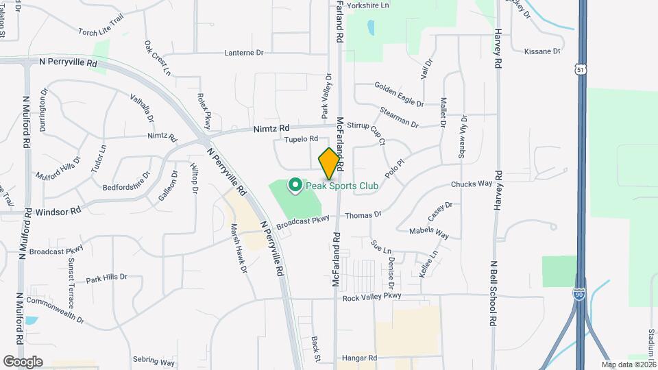 The Courtyard at Loves Park Map and Location Details