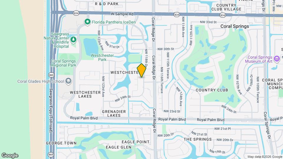 2688 NW 118th Dr Mapa y Detalles de la Ubicación