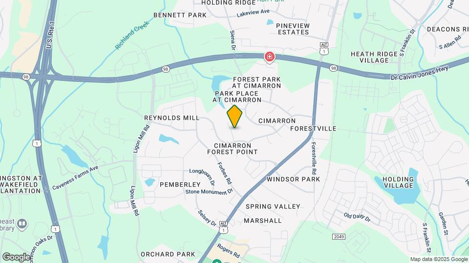 1329 Cedar Branch Ct Map and Location Details