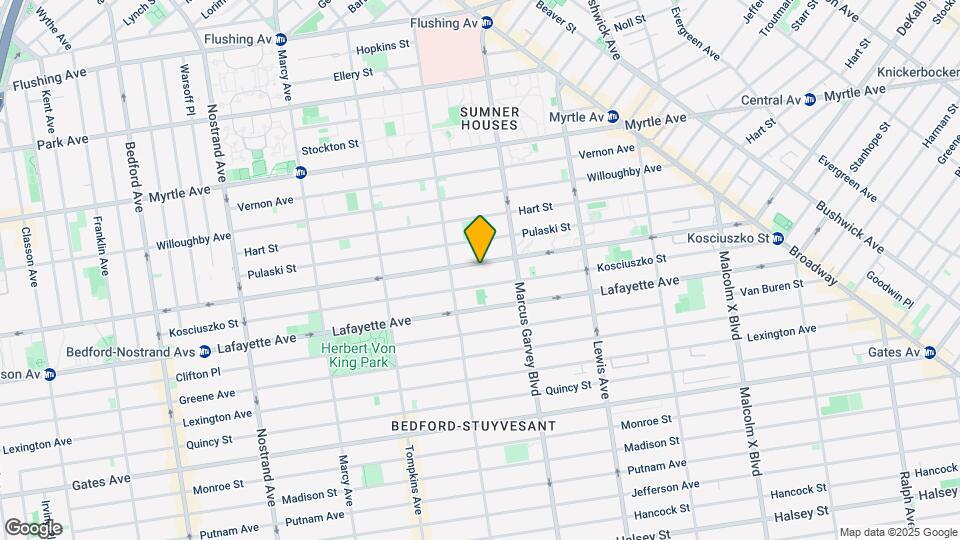 862 Dekalb Ave Map and Location Details