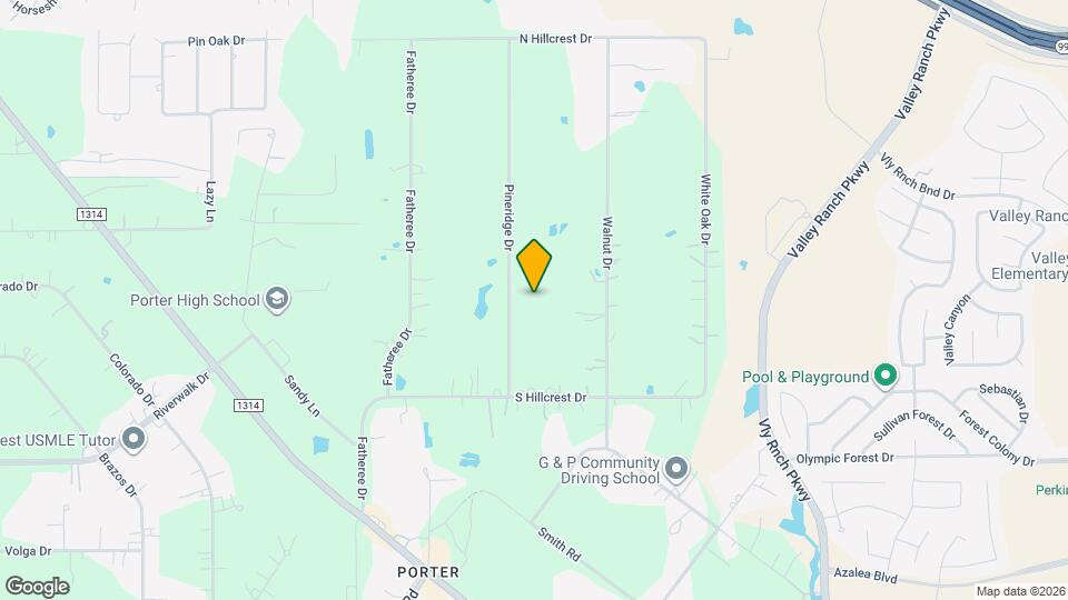 22595 Pineridge Dr Map and Location Details