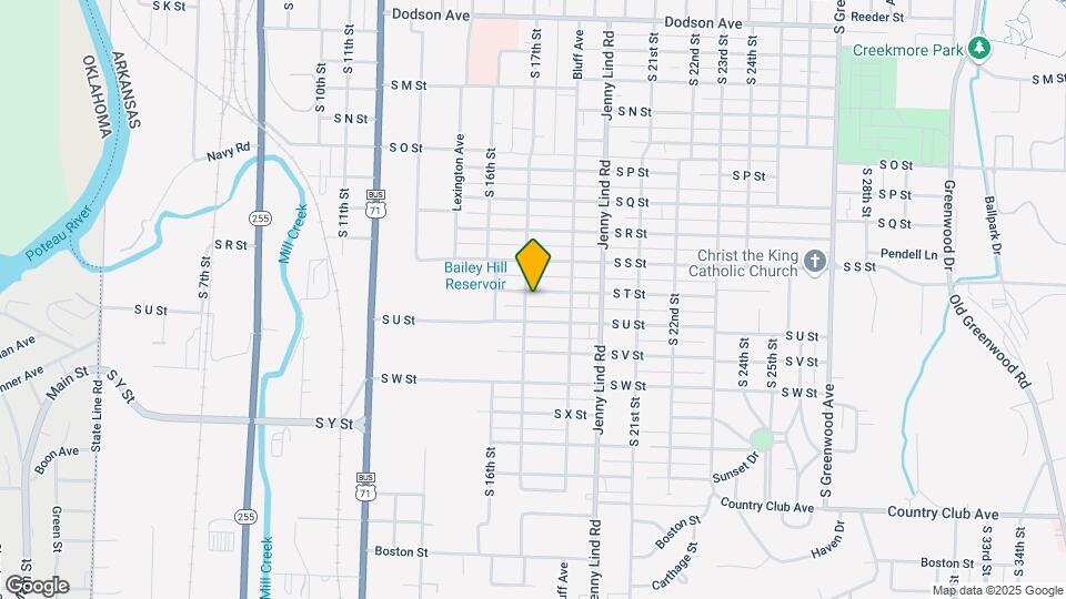 1704 S T St Map and Location Details