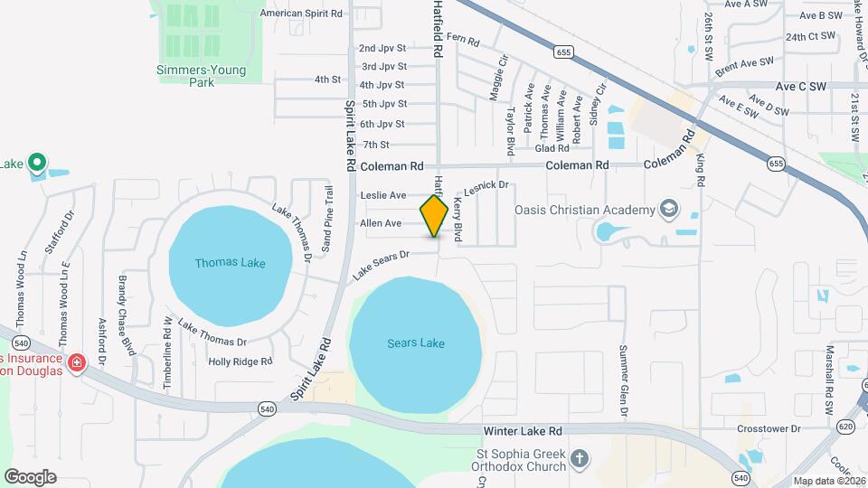 101 Lake Sears Dr Mapa y Detalles de la Ubicación