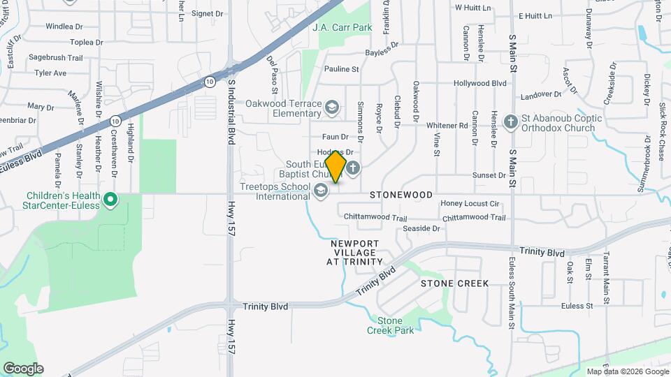 601 Crestridge Cir Map and Location Details