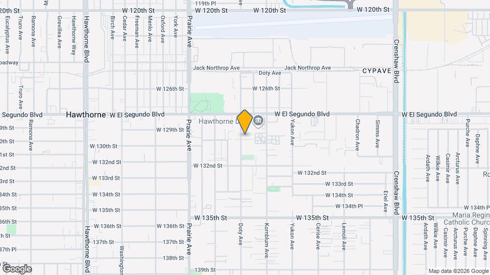 12926 Doty Ave Apartments and Nearby Hawthorne Apartments For Rent