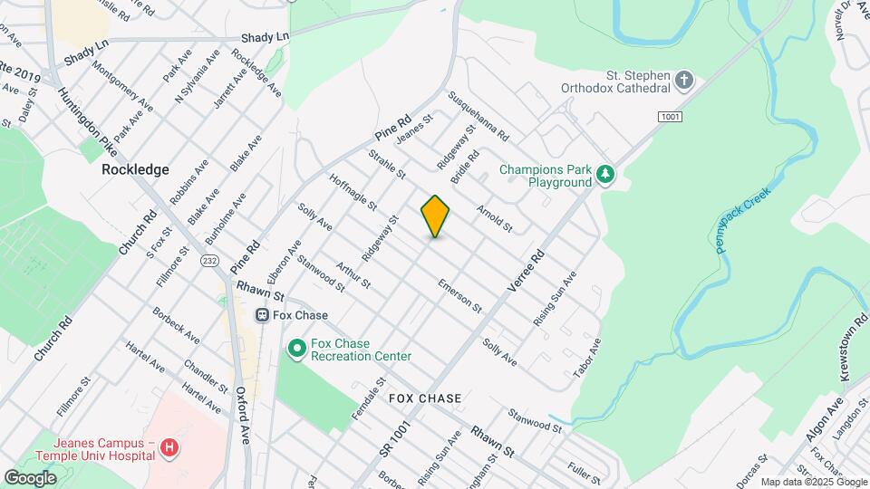 703 Hoffnagle St Map and Location Details