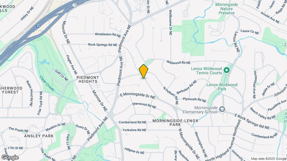 1712 N Rock Springs Rd NE Map and Location Details