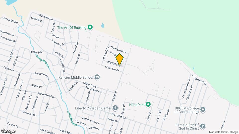 3606 Warfield Dr Map and Location Details