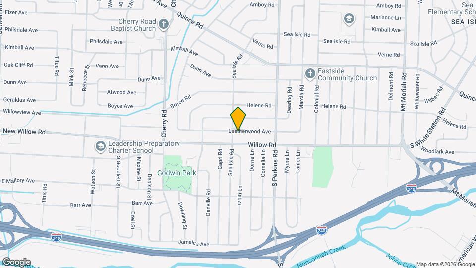 4549 Leatherwood Ave Map and Location Details