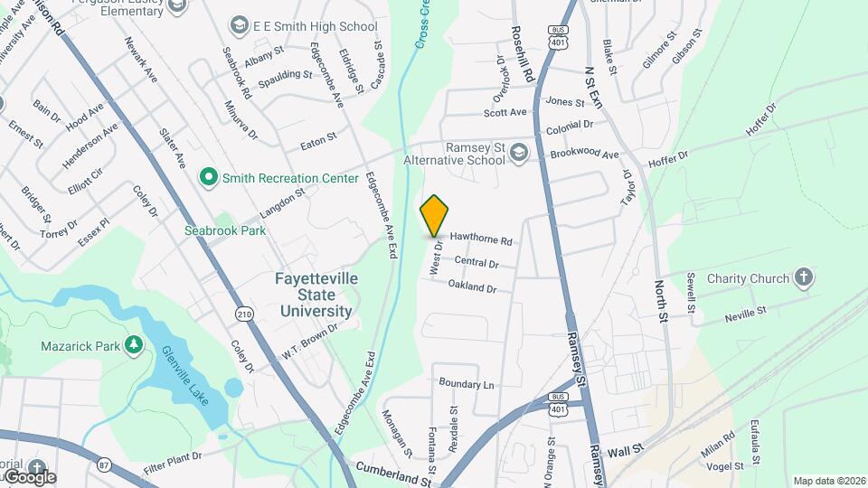 1207 West Dr Map and Location Details