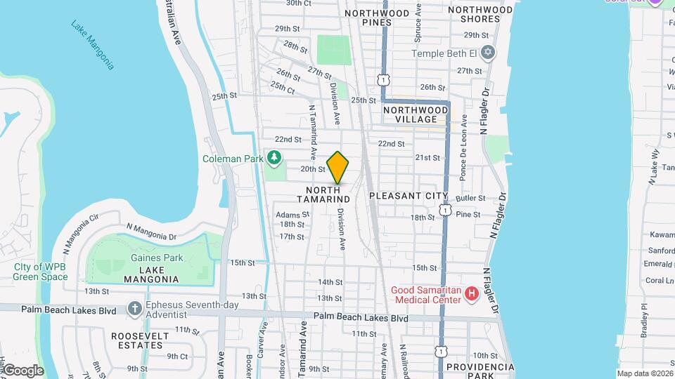 1909 Division Ave Map and Location Details