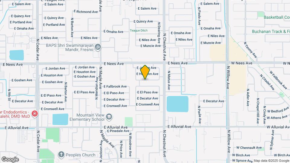 2327 E Goshen Ave Map and Location Details