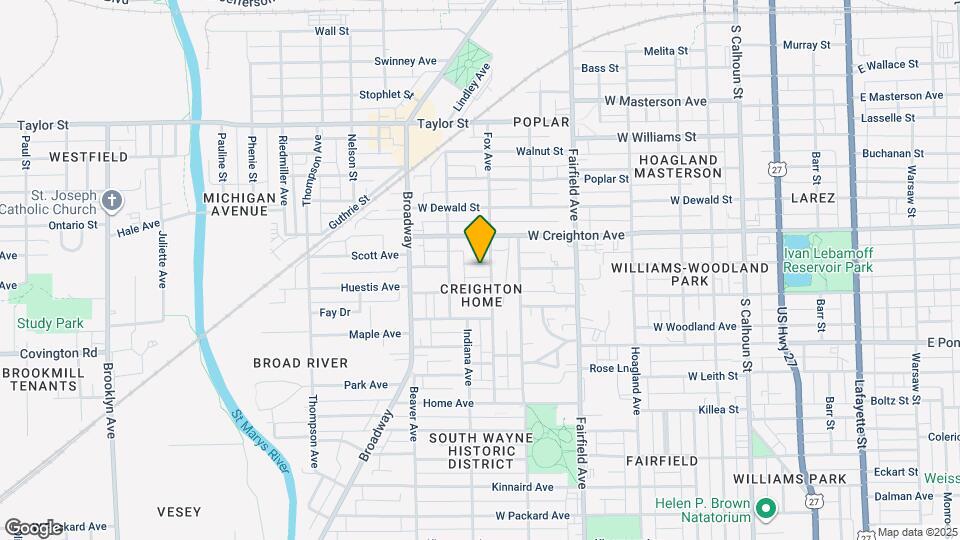 809 Belle Ave Map and Location Details