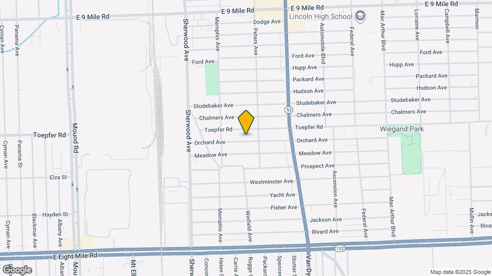 7227 Orchard Ave Map and Location Details