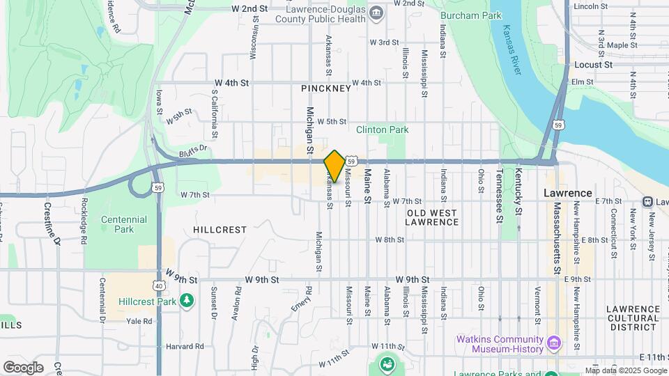 634 Arkansas St Map and Location Details