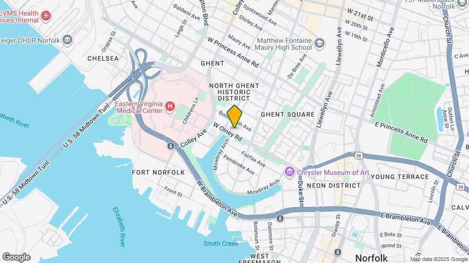 520 W Olney Rd, Unit 3 Map and Location Details