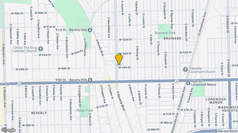 1553 W 94th St, Unit 201 Mapa y Detalles de la Ubicación