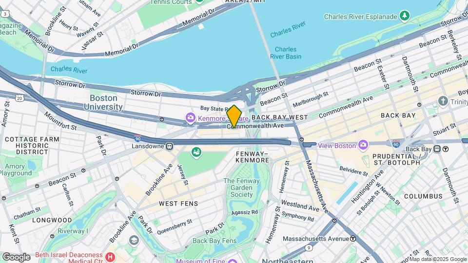 476 Commonwealth Ave, Unit 6A Map and Location Details