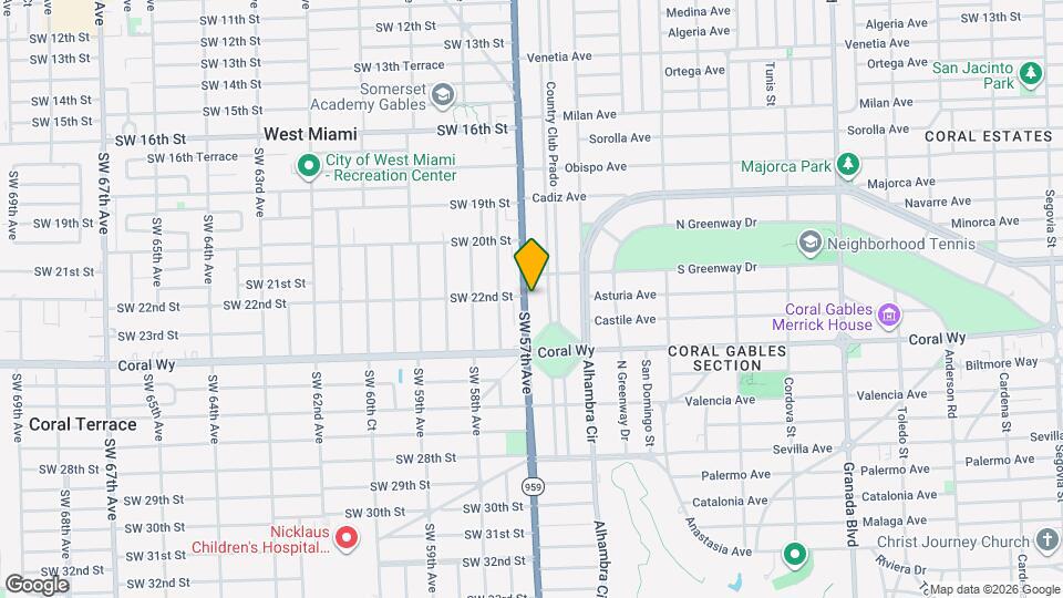 2121 Red Rd Map and Location Details