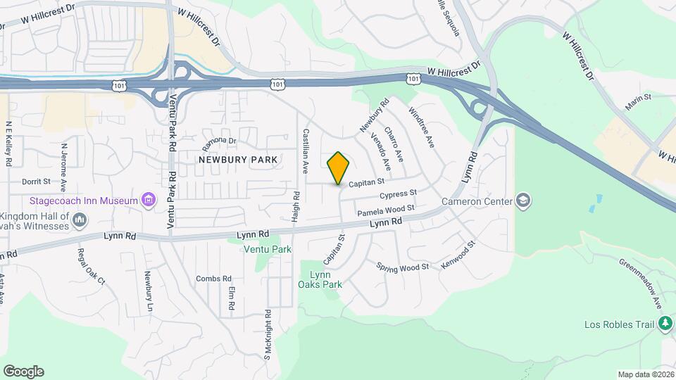 846 Lindawood St Map and Location Details