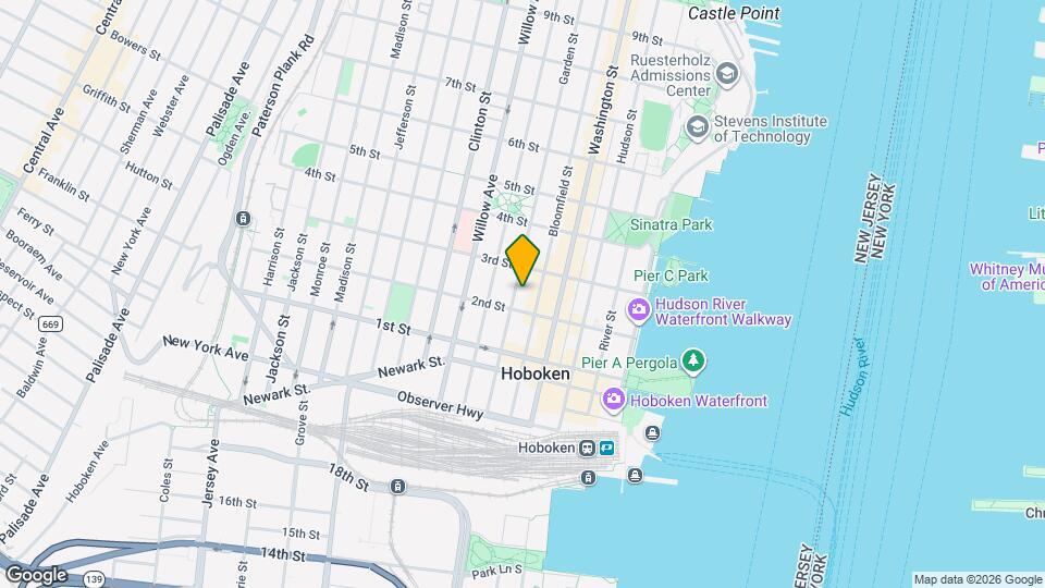 219 Garden St Map and Location Details