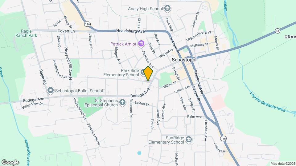 7508 Washington Ave Map and Location Details