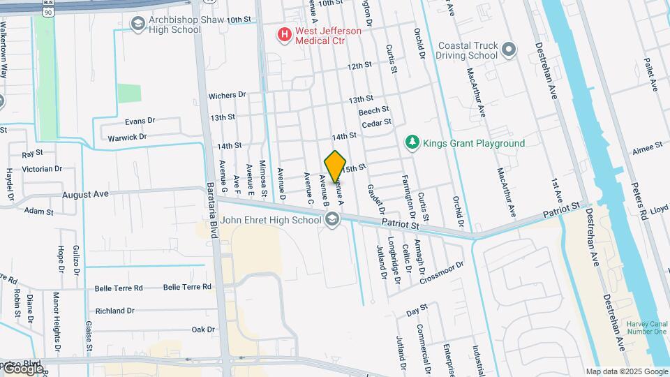 1518 Avenue A Map and Location Details